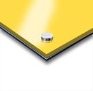 Pinup woman ordering organic fruit on banana phone Acrylic print