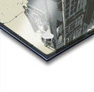 Urban trams and old maps Acrylic print