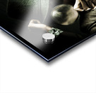 Security Detective With Magnifying Glass Acrylic print