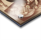 Retro cupcake poster girl adverting baked cake Acrylic print