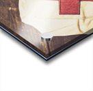 Antique nurses hat with red cross emblem Acrylic print