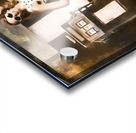 Gas and oil painting pinup  Acrylic print