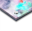 Pastel plumes Acrylic print