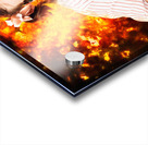 Crazy Business Worker Under Explosive Stress Acrylic print