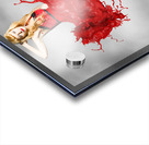 Paint dress pin-up Acrylic print