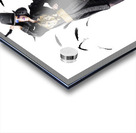 Entertainer dancing among falling feathers Acrylic print