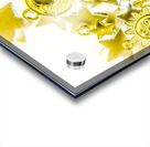 Golden galaxy Acrylic print