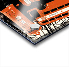 Stacking the double deckers Acrylic print