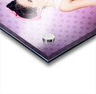 Ironing pinup housewife doing sixties housework Acrylic print