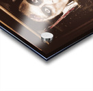 Zombie school girl pulling a funny face on glass Acrylic print