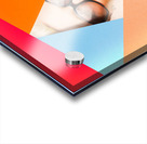 Colourful paper pinup Acrylic print