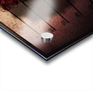 Clown criminal mug shot photo ID on police lines Acrylic print