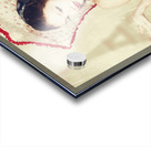 Romantic pin-up woman in the city of love Acrylic print