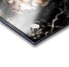 Horror zombie with finger food. Bad taste Acrylic print