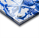 Blue reef abstract Acrylic print