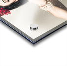 Retro pin up poster girl. Wash and clean service Acrylic print