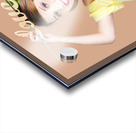 Woman holding message of love Acrylic print