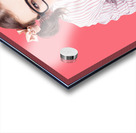 Nerd Business Woman Holding Exploding Time Bomb Acrylic print