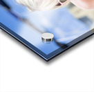 Woman Relaxing On Beach Acrylic print