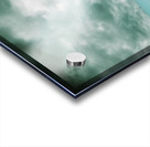 Empty beach bench Acrylic print