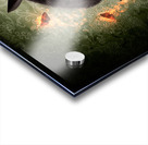 Stylish female magician performing magic trick Acrylic print