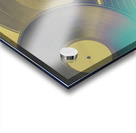Vinyl recordings background Acrylic print