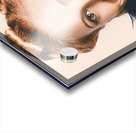 Fifties Pinup Woman Seeing Movie At Retro Cinema Acrylic print