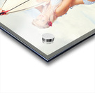 Sexy Sixties Pinup Surfer Girl At Vintage Beach Acrylic print