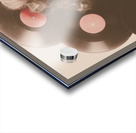 Classic pin up girl on vintage vinyl lp records Acrylic print