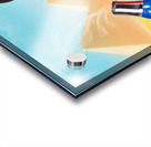 Brunette girl working up a hot Egyptian hair style Acrylic print