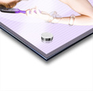 Classic 50s Pinup Girl Combing Hair Style Acrylic print