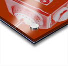 Industrial red Acrylic print