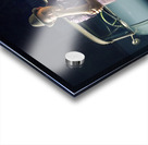 1950s private eye investigator with smoke on car Acrylic print