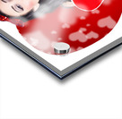 Beautiful girl in a bright love romance Acrylic print