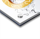 Questions in need of answers on white background Acrylic print