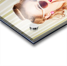 Cute Pinup Fashion Girl With Surprised Expression Acrylic print