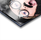 Comic private eye detective smoking pipe Acrylic print