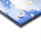 Romantic woman dreaming of a sky filled romance Acrylic print