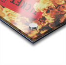 Retro film stub and movie popcorn Acrylic print