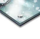 Ice cold winter man in a freeze of snow and frost  Acrylic print