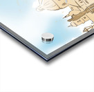 Artistic digital painting of Charles Bridge Prague Acrylic print