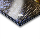 Beautiful roads in winters shadow Acrylic print