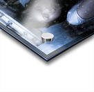 Business Woman Caught In Rain And Bad Weather Acrylic print