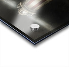 Tasmania lighthouse in rain storm. Guiding light Acrylic print