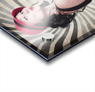 Beautiful model in vintage fashion accessories  Acrylic print