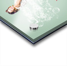 Soap suds pin up girl Acrylic print