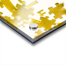 Golden gauge Acrylic print