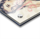 Surprised pin up window shopper at store sale Acrylic print