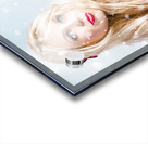Snow pinup girl Acrylic print