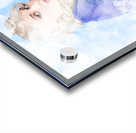 Gorgeous young woman cleaning in pinup style Acrylic print